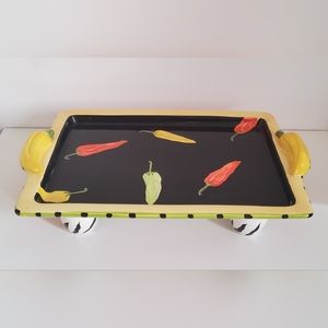 Eileen Tramonte Ceramic footed tray